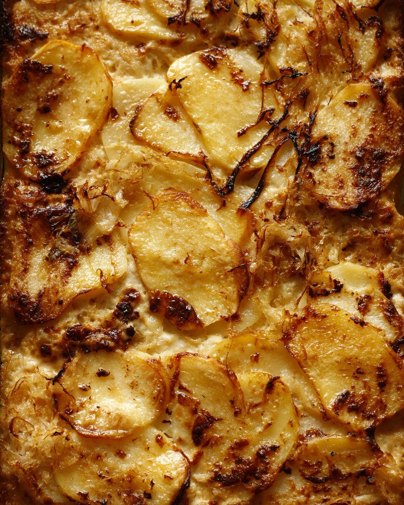 Potato & Sauerkraut Gratin